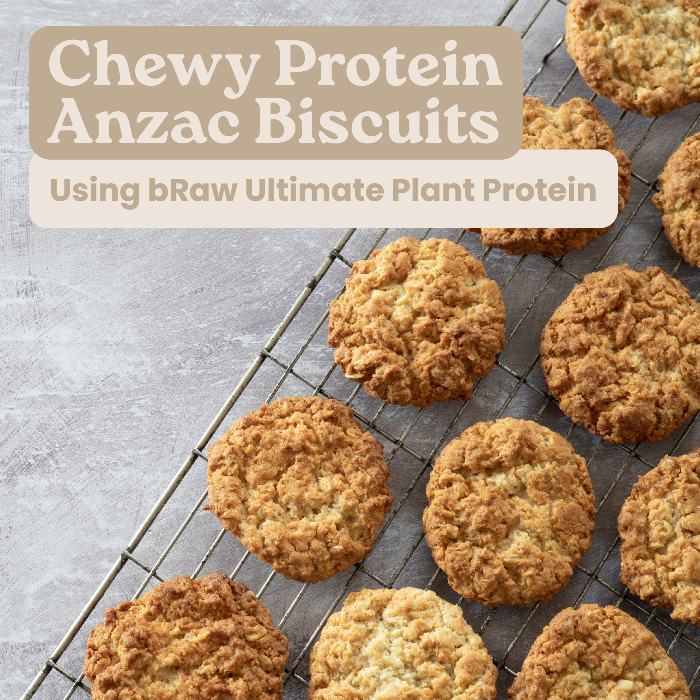 Chewy Protein Biscuits – bRaw