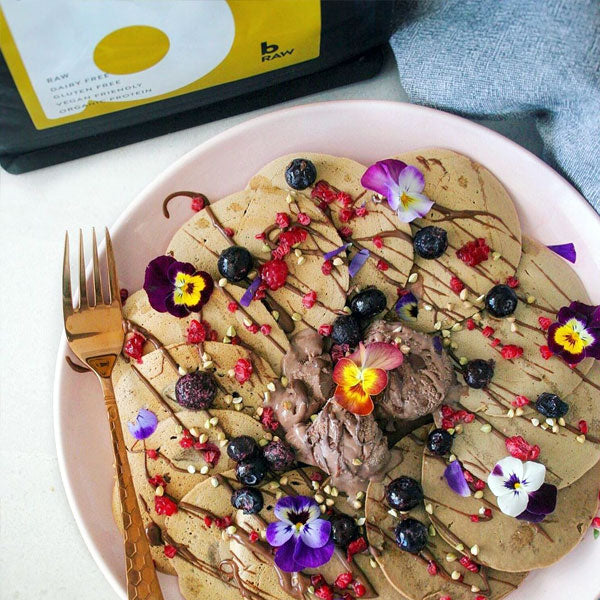 Chocolate Protein Pancakes