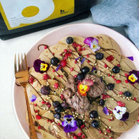 Chocolate Protein Pancakes