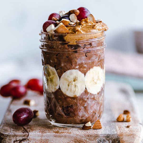 Healthy Chocolate Overnight Oats