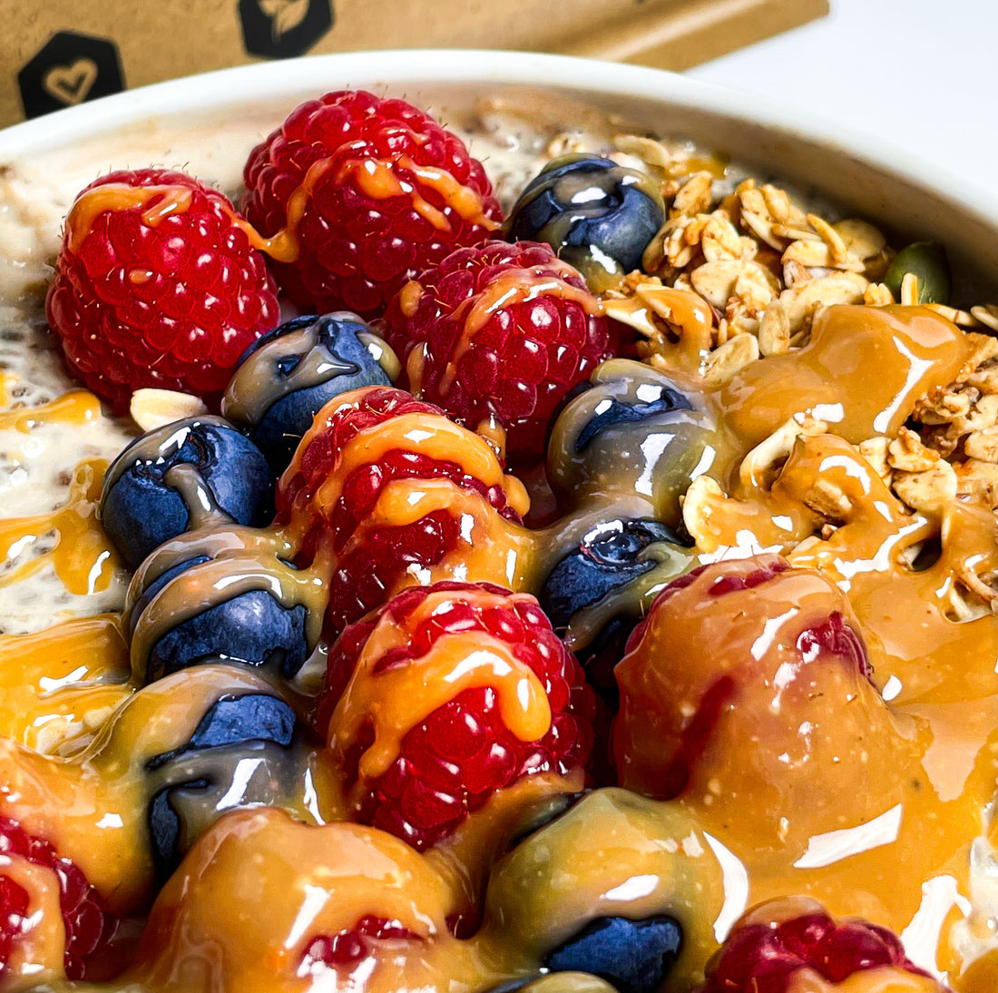 Blueberry, raspberry and oats  