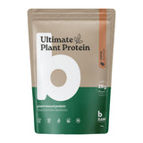 Beige and green protein powder package with 'Ultimate Plant Protein' branding on a white background- 1kg Coffee