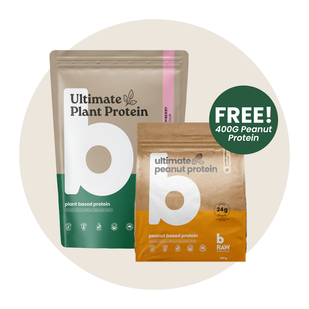 Buy a 1kg Ultimate Plant Protein, Get a FREE 400g Peanut Protein