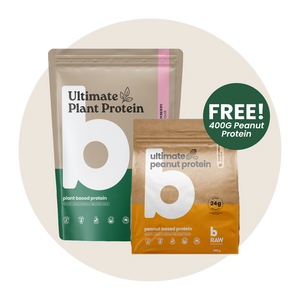 Buy a 1kg Ultimate Plant Protein, Get a FREE 400g Peanut Protein