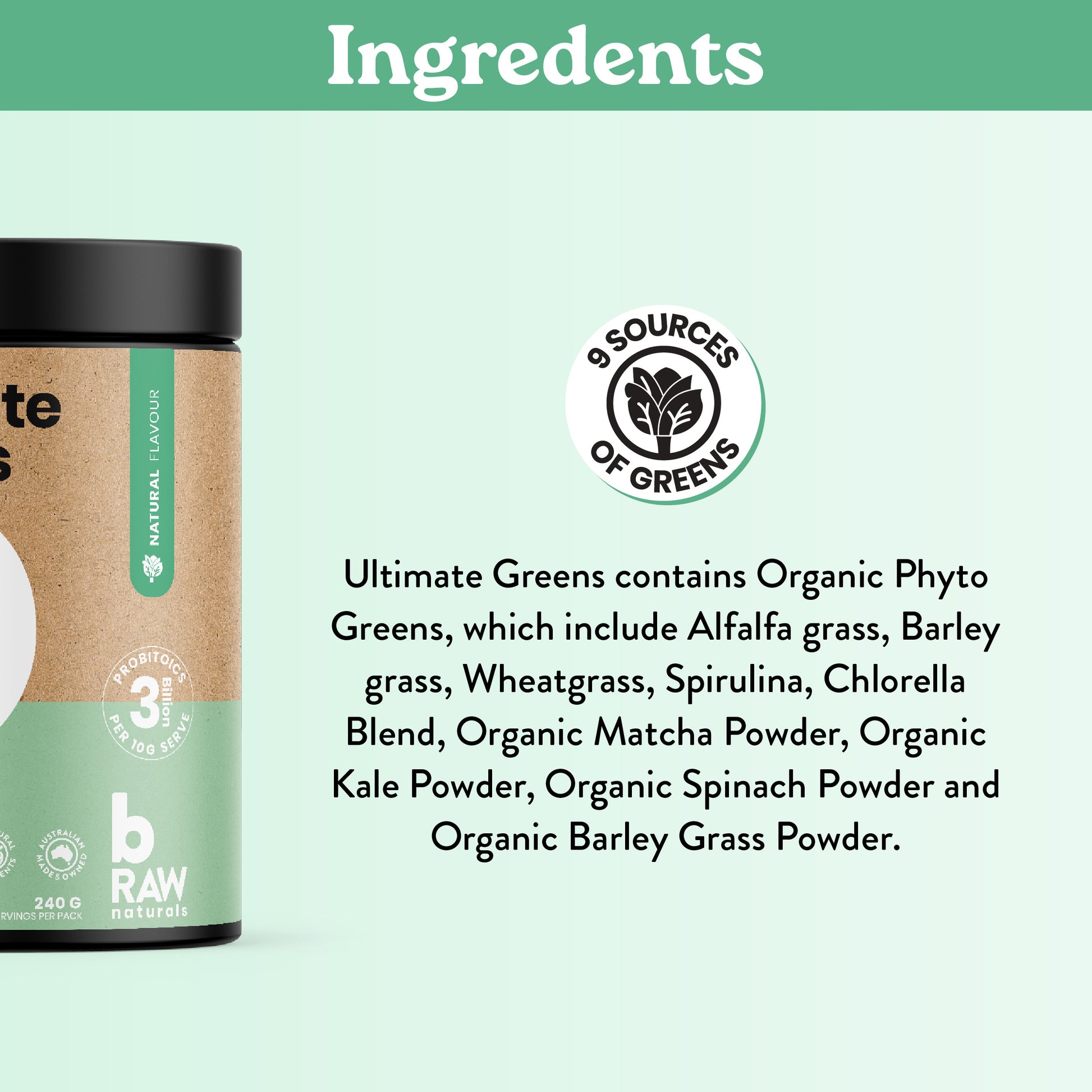 Ultimate Greens Natural